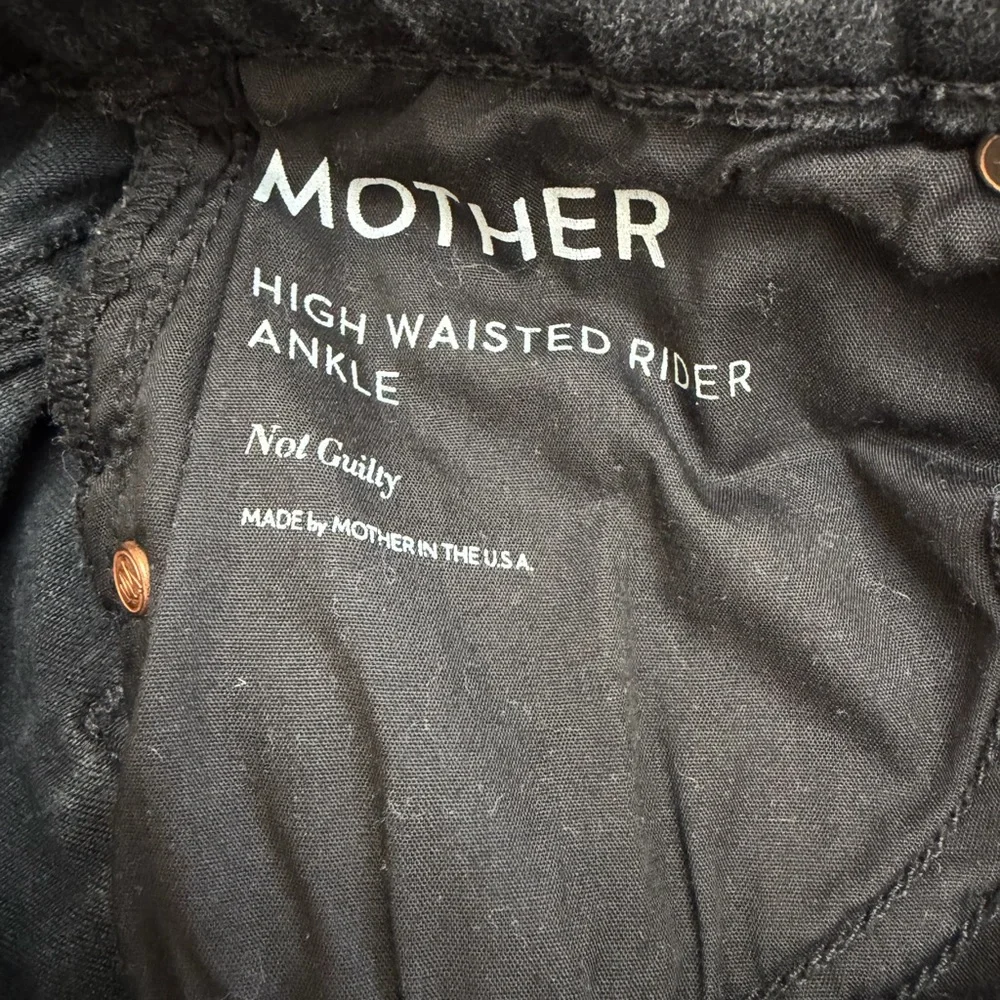 Mother High-Waisted Rider Ankle Jeans